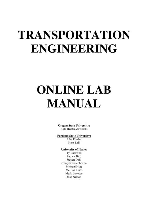 impact testing lab manual|iit transportation engineering lab manual.